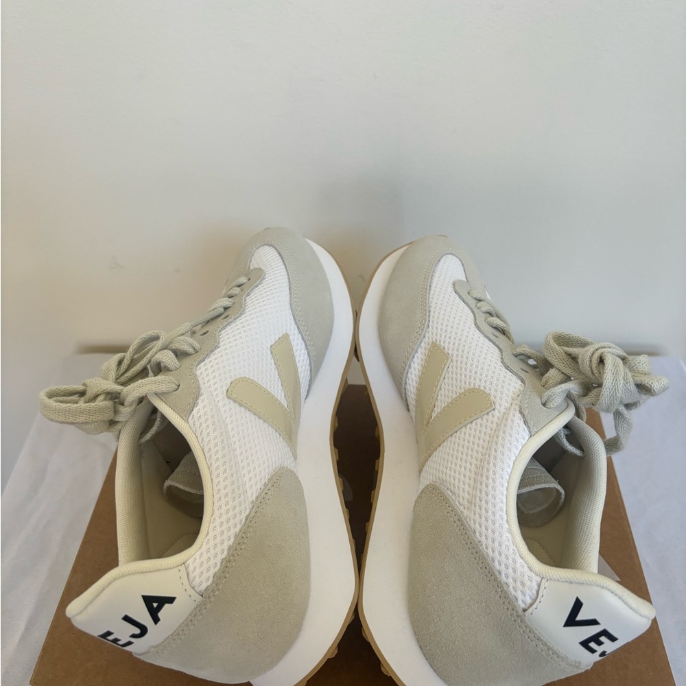 Veja Rio Branco Alveomesh Size 8 Eu 39 White Pierre Natural Womens Sneakers NWB - Picture 5 of 11